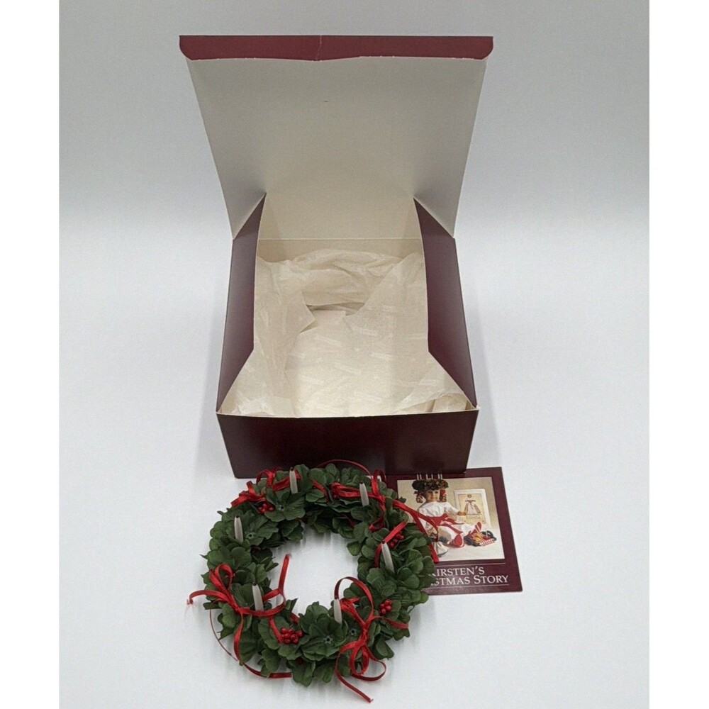 American Girl Kirsten Saint Lucia Wreath New in Box